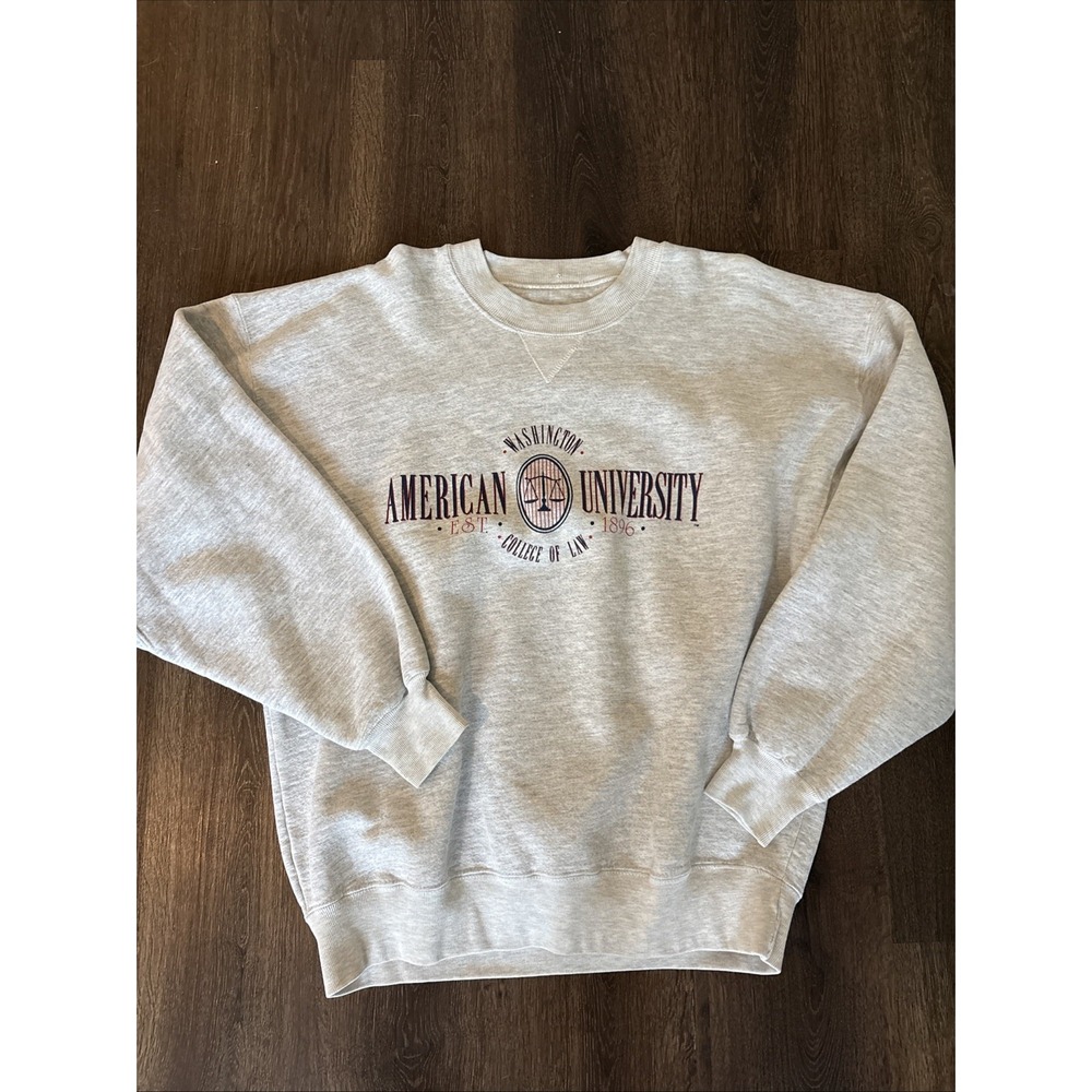 Vintage American University College Of Law Sweatshirt Student Academia XL Unisex